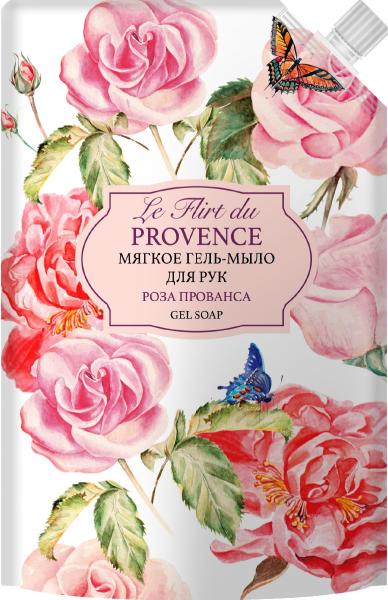 Le Flirt Du Provence Мягкое гель-мыло для рук Роза Прованса, 500 мл