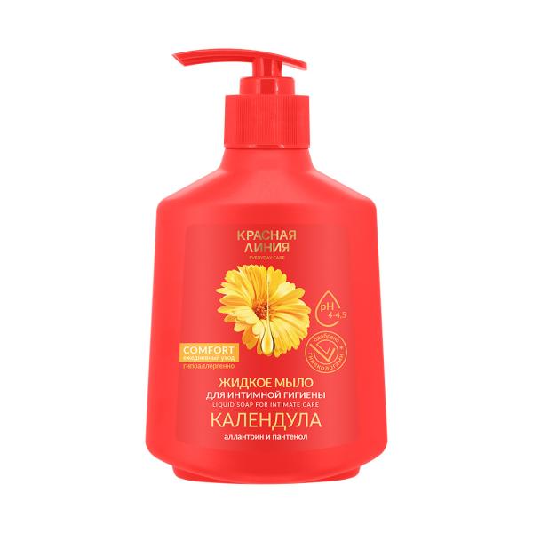 Красная Линия Жидкое мыло для интимной гигиены Календула, 300 г в интернет-магазине «Русская Косметика».