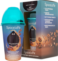 Space Latte Galaxy Стойкая крем-краска для волос Темно-коричневый - 4.0 Space Latte Galaxy Стойкая крем-краска для волос Темно-коричневый - 4.0