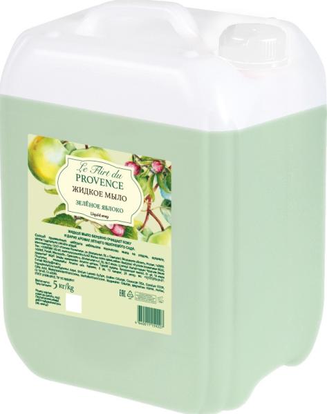 Le Flirt Du Provence Жидкое мыло «Зеленое яблоко», 5 л