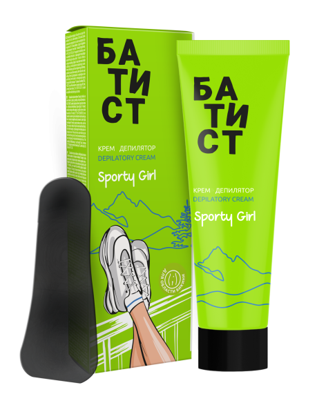 Батист Крем депилятор «Sporty girl», 100 мл