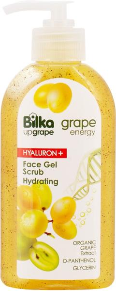 Фото Bilka Гель-скраб для лица увлажняющий HYALURON +, 200 мл в интернет-магазине «Русская Косметика».