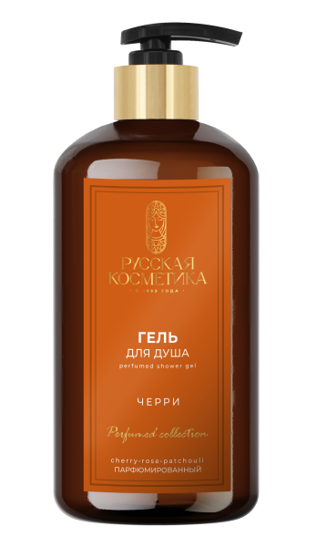Русская Косметика Гель для душа парфюмированный "ЧЕРРИ", 600 мл