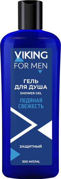 Viking Гель для душа защитный BLUE ICE/Ледяная свежесть, 300 мл на сайте российского производителя Русская Косметика.