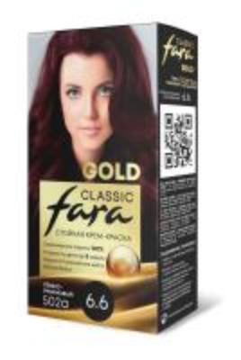 Fara Classic Gold Стойкая крем-краска для волос 502А Темно-рубиновый - 6.6 Fara Classic Gold Стойкая крем-краска для волос 502А Темно-рубиновый - 6.6