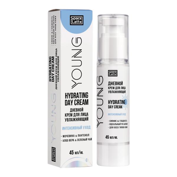 Фото Space.latte YOUNG Увлажняющий дневной крем для лица, 45 мл в интернет-магазине «Русская Косметика».