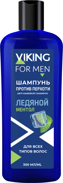 VIKING Шампунь против перхоти "Ледяной Ментол", 300 мл на официальном сайте российского производителя Русская Косметика.