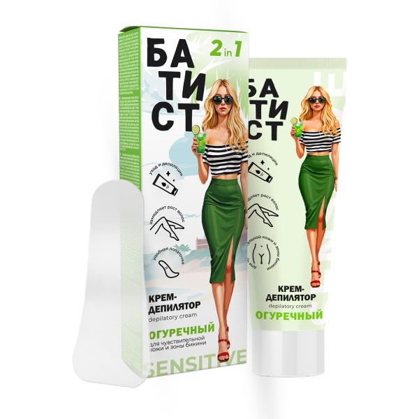 Батист Крем-депилятор «Огуречный», 100 мл