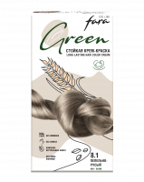 Fara Стойкая крем-краска для волос Eco Line Green 8.1 – пепельно-русый Fara Стойкая крем-краска для волос Eco Line Green 8.1 – пепельно-русый
