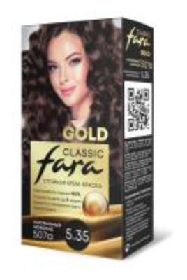 Fara Classic Gold Стойкая крем-краска для волос 507А Натуральный шоколад 5.35 Fara Classic Gold Стойкая крем-краска для волос 507А Натуральный шоколад 5.35