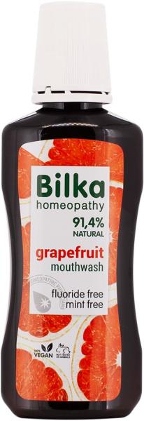Bilka Ополаскиватель для полости рта "Homeopathy" Грейпфрут, 250 мл Фото зубной пасты и ополаскивателя для рта в интернет-магазине «Русская Косметика».