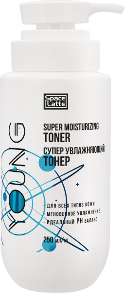 Space.latte YOUNG Супер увлажняющий тонер для лица, 250 мл в интернет-магазине «Русская Косметика».