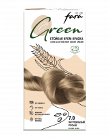 Fara Стойкая крем-краска для волос Eco Line Green 7.0 – натуральный русый Fara Стойкая крем-краска для волос Eco Line Green 7.0 – натуральный русый