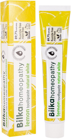 Купить Bilka Зубная паста Homeopathy "Лимон", 75 мл в интернет-магазине «Русская Косметика».