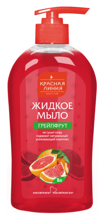 Красная линия Мыло жидкое «Грейпфрут», 520 г в интернет-магазине российского производителя «Русская Косметика».