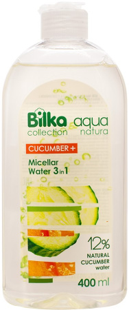 Купить Bilka Aqua Nature Увлажняющая мицеллярная вода 3 в 1, 400 мл в интернет-магазине «Русская Косметика».