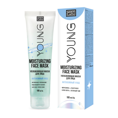 Купить Space.latte YOUNG Увлажняющая маска для лица, 100 мл. в интернет-магазине «Русская Косметика».