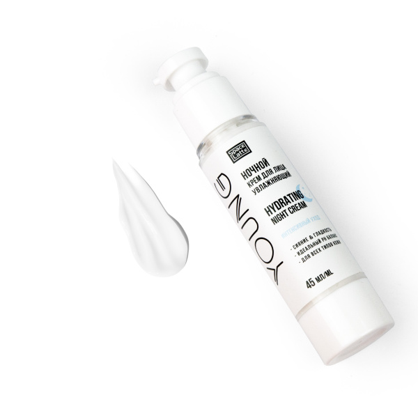 Фото Space.latte YOUNG Увлажняющий ночной крем для лица, 45 мл в интернет-магазине «Русская Косметика».