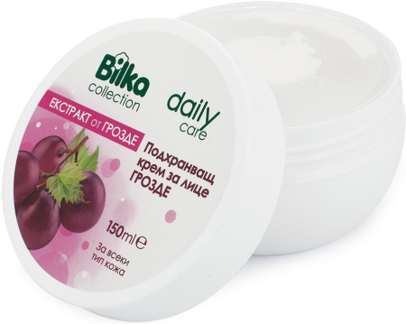 Купить Bilka Крем для лица питательный Виноград, 150 мл в интернет-магазине «Русская Косметика».