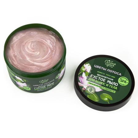 Особая серия Ароматное густое мыло для волос и тела "Цветы Лотоса, увлажнение и свежесть", 500 мл в интернет-магазине российского производителя «Русская Косметика».