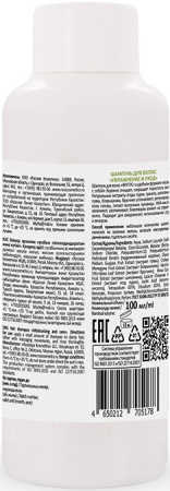 Фрутус Шампунь для волос «Увлажнение и уход», 100 мл