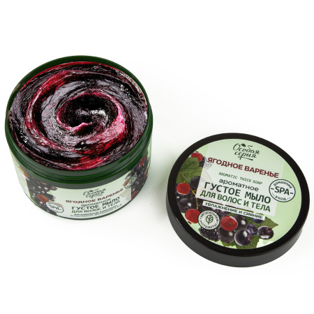 Особая серия Густое мыло для волос и тела омолаживающее «Ягодное варенье», 500 мл в интернет-магазине российского производителя «Русская Косметика».