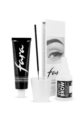 Fara Краска для бровей и ресниц WOW BROW с эффектом татуажа 0.11 GREY COSMOS тон графит на официальном сайте российского производителя косметики.