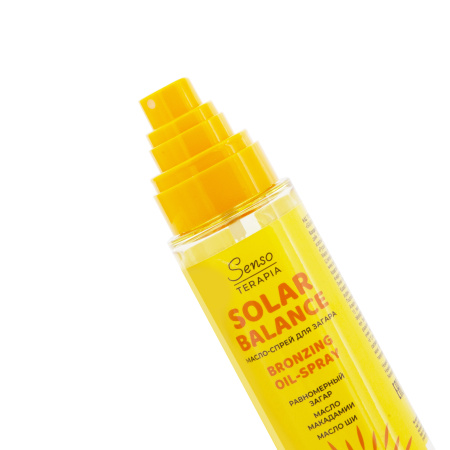 Senso Terapia Масло-спрей для загара  "Solar balance"/"Солнечный баланс", 120 мл в интернет-магазине российского производителя «Русская Косметика».