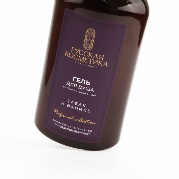 Русская Косметика Гель для душа парфюмированный "ТАБАК И ВАНИЛЬ", 600 мл в интернет-магазине «Русская Косметика».