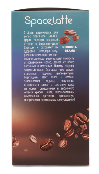 Space Latte Galaxy Стойкая крем-краска для волос Светлый блондин пепельно-фиолетовый - 10.16 Фото Space Latte Galaxy Стойкая крем-краска для волос Светлый блондин пепельно-фиолетовый - 10.16 в интернет-магазине производителя краски для волос «Русская Косметика».