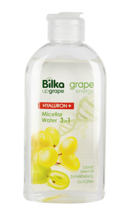Купить Bilka Мицеллярная вода Grape Energy 3 в 1 HYALURON+, 400 мл в интернет-магазине «Русская Косметика».