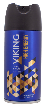 VIKING Дезодорант-спрей для мужчин "HIGH ENERGY", 150 мл на официальном сайте российского производителя Русская Косметика.