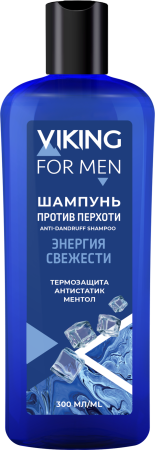 Viking Шампунь для волос против перхоти "Энергия Свежести", 300 мл на официальном сайте российского производителя Русская Косметика.