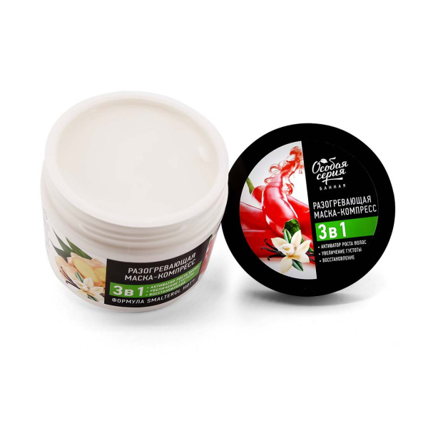 Особая серия Разогревающая маска-компресс с перцем «Активатор роста волос», 300 г Особая серия Разогревающая маска-компресс с перцем «Активатор роста волос», 300 г на сайте российского производителя косметики.