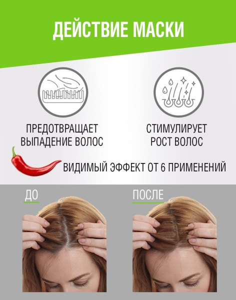 Особая серия Разогревающая маска-компресс с перцем «Активатор роста волос», 300 г Особая серия Разогревающая маска-компресс с перцем «Активатор роста волос», 300 г на сайте российского производителя косметики.