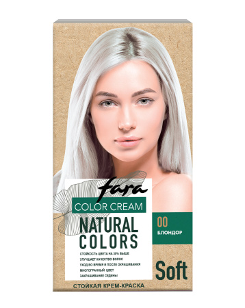 Купить Fara Стойкая крем-краска для волос Natural Colors Soft 300 - Блондор 00 в интернет-магазине производителя краски для волос «Русская Косметика».