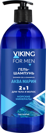 Viking Гель-шампунь для тела и волос "Аква Марин", 700 мл  на сайте российского производителя косметики.