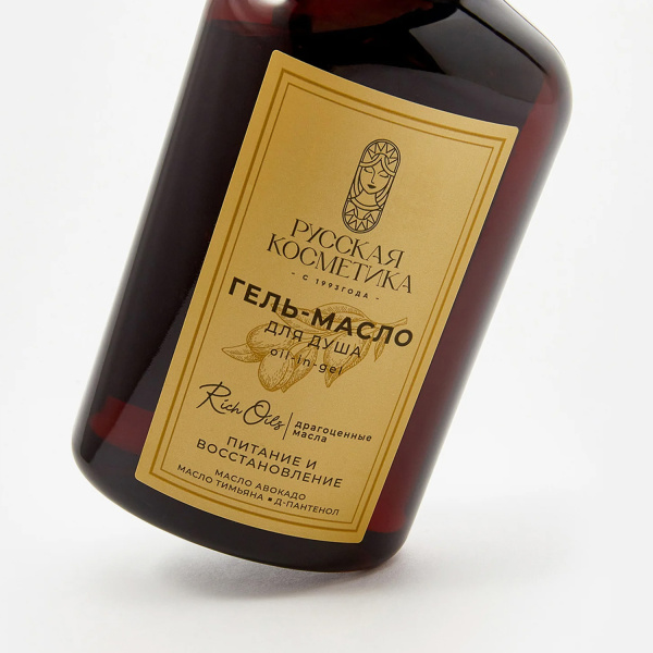 Русская Косметика Гель-масло для душа oil-in-gel "ПИТАНИЕ И ВОССТАНОВЛЕНИЕ", 400 мл в интернет-магазине «Русская Косметика».