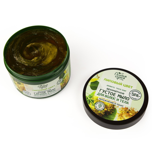Особая серия Густое мыло для волос и тела «Липовый цвет», 500 мл в интернет-магазине «Русская Косметика».