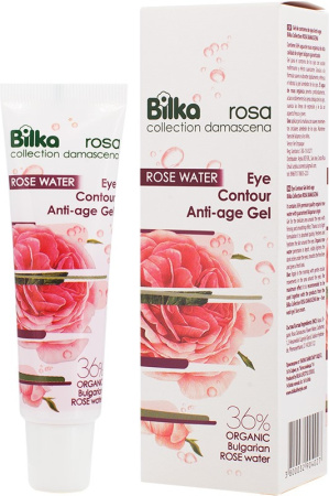 Купить Bilka Гель для кожи вокруг глаз Rosa Damascena, 25 мл в интернет-магазине «Русская Косметика».