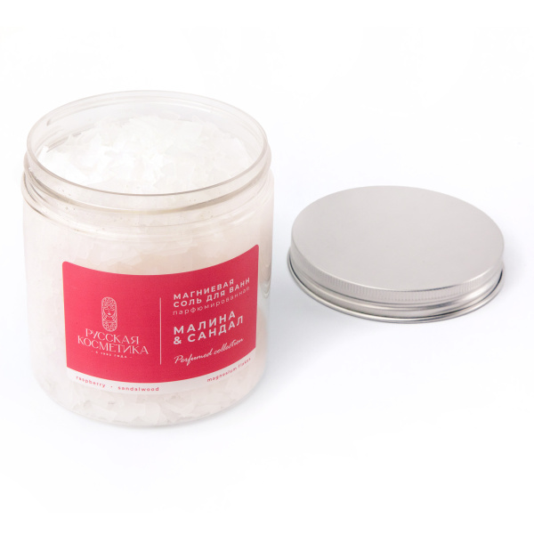 Русская Косметика Магниевая соль для ванн парфюмированная «Малина и сандал», 400 г в интернет-магазине «Русская Косметика».