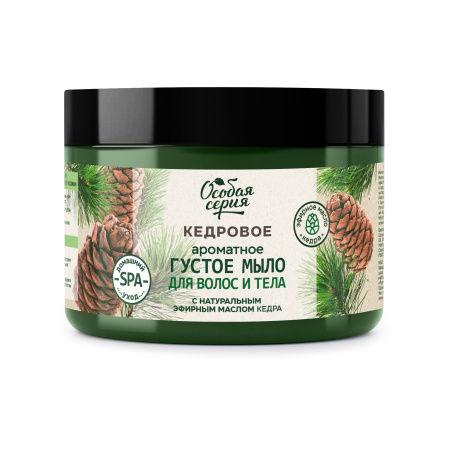 Особая серия Густое мыло для волос и тела «Кедровое», 500 мл в интернет-магазине российского производителя «Русская Косметика».
