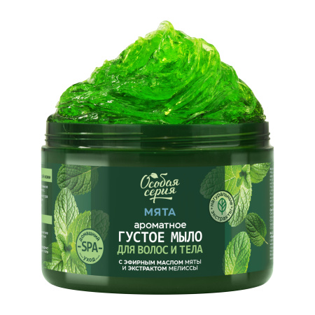 Особая серия Ароматное густое мыло для волос и тела "Мята, тонизирующая свежесть", 500 мл  в интернет-магазине российского производителя «Русская Косметика».