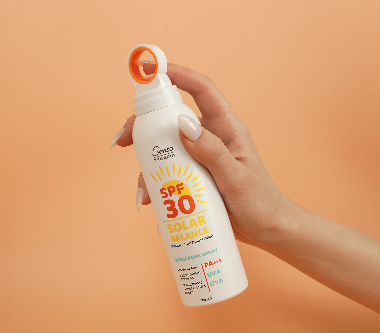 Senso Terapia СОЛНЦЕЗАЩИТНЫЙ СПРЕЙ «SOLAR BALANCE» SPF30 PA+++, 180 мл