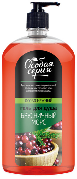Особая серия Гель для душа БРУСНИЧНЫЙ МОРС, 1200 мл Особая серия Гель для душа БРУСНИЧНЫЙ МОРС, 1200 мл в интернет-магазине «Русская Косметика».