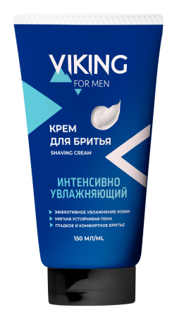 VIKING Крем для бритья интенсивно увлажняющий «Intensive hydrating», 150  мл 