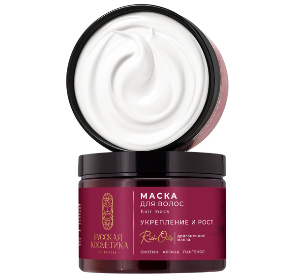 Русская Косметика Маска для волос "УКРЕПЛЕНИЕ И РОСТ", 300 мл Русская Косметика Маска для волос "УКРЕПЛЕНИЕ И РОСТ", 300 мл