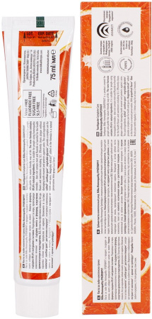 Купить Bilka Зубная паста Homeopathy "Грейпфрут", 75 мл   в интернет-магазине «Русская Косметика».