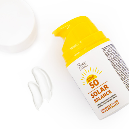 Senso Terapia Солнцезащитный флюид для лица и зоны декольте  "Solar balance"/"Солнечный баланс", 50 мл в интернет-магазине российского производителя «Русская Косметика».