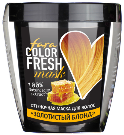 Fara Оттеночная маска для волос Color Fresh «Golden Touch» (Золотистый блонд) в интернет-магазине российского производителя «Русская Косметика».